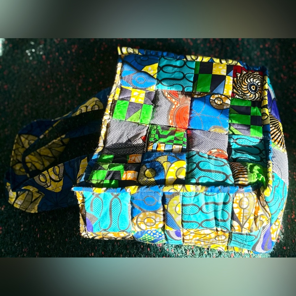 Rarenwotbotswana Made Patchwork Large Tote - image 7